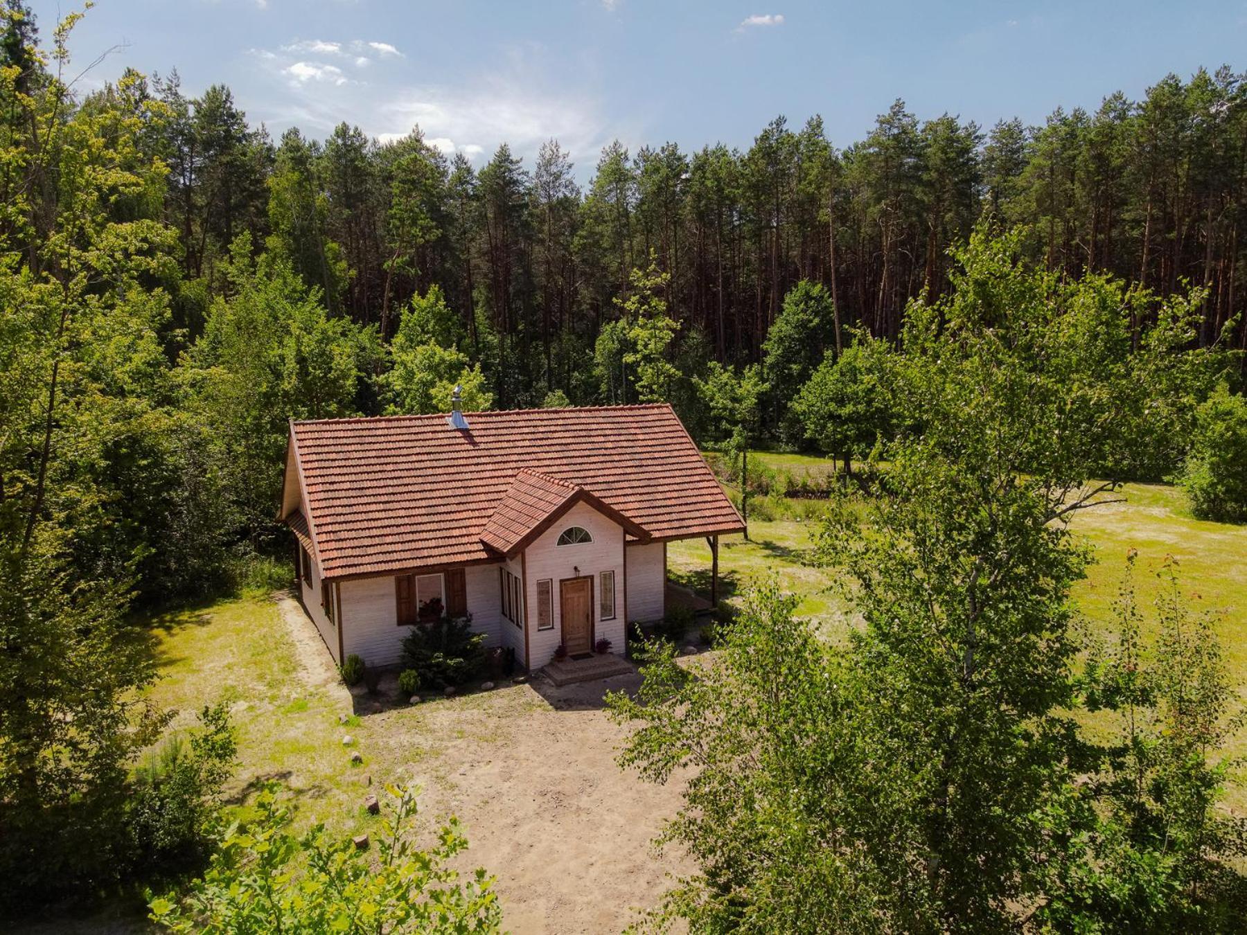 Jagodowy Zakatek, Caloroczny Dom Na Wylacznosc W Lesie, Balia, Cisza, Kominek, Weranda, Stawy Tuczna 外观 照片