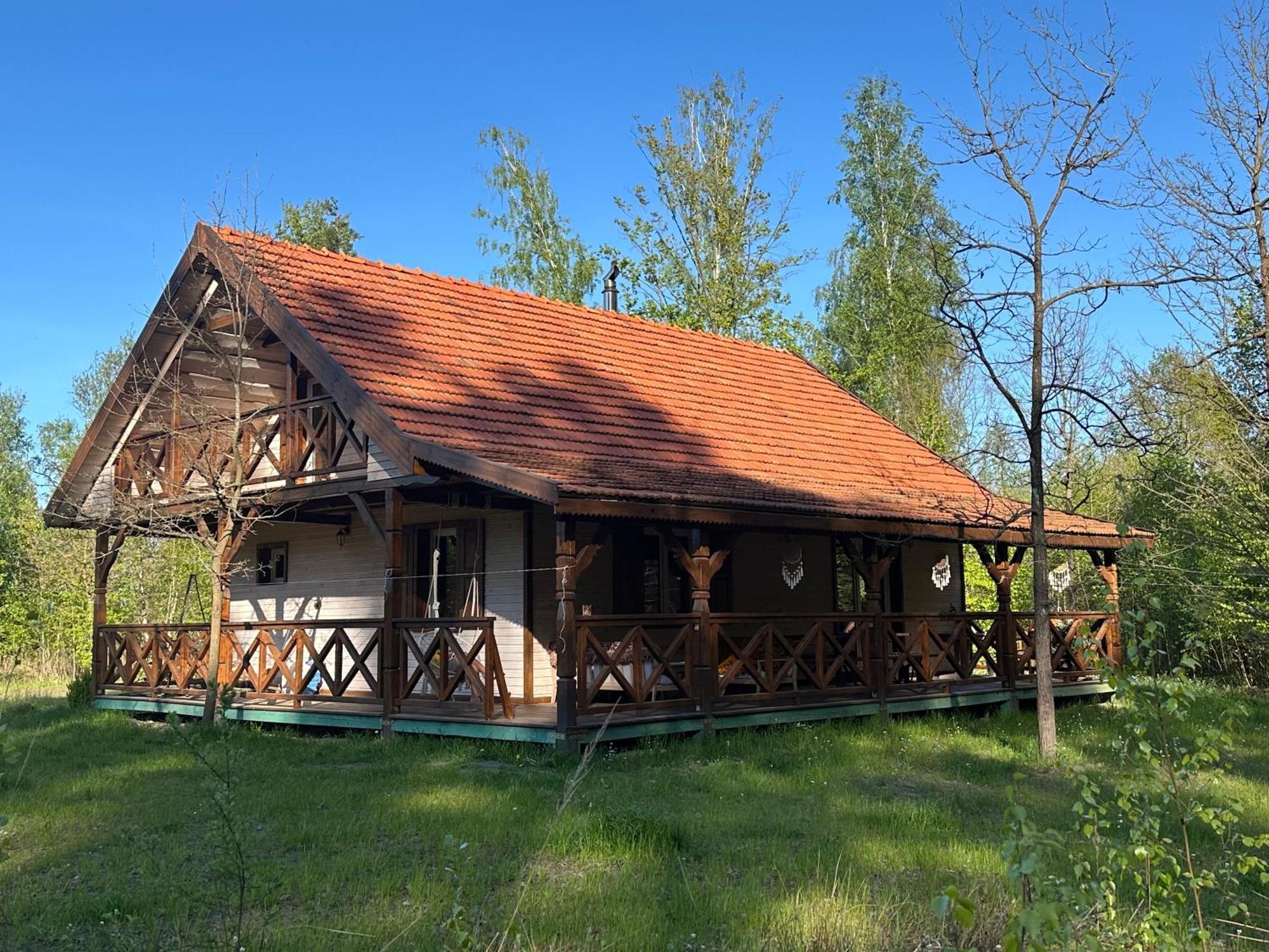 Jagodowy Zakatek, Caloroczny Dom Na Wylacznosc W Lesie, Balia, Cisza, Kominek, Weranda, Stawy Tuczna 外观 照片